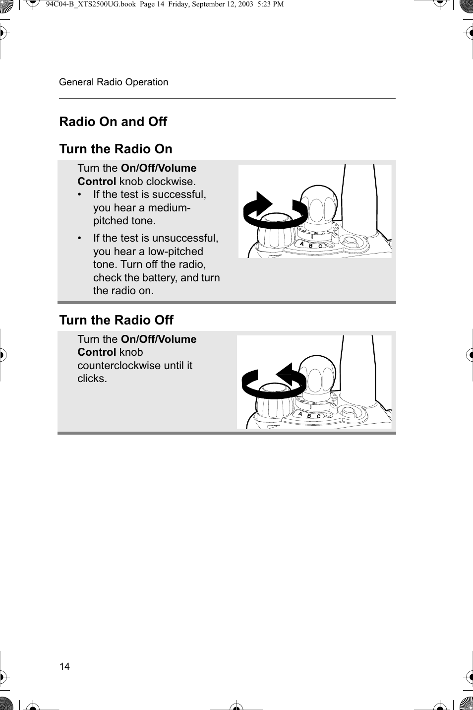 Motorola XTSTM 1500 User Manual | Page 24 / 66