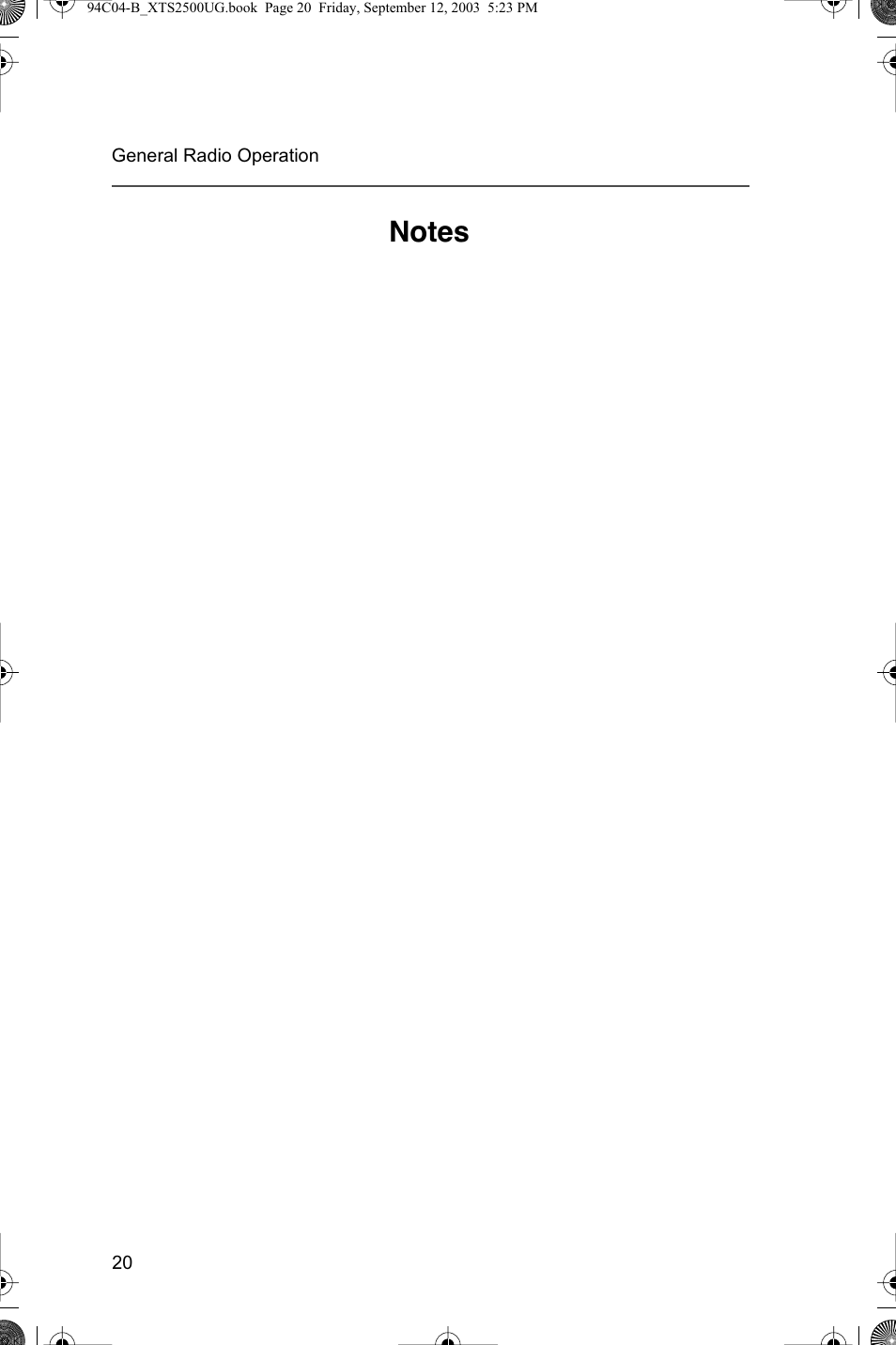 Motorola XTSTM 1500 User Manual | Page 30 / 66