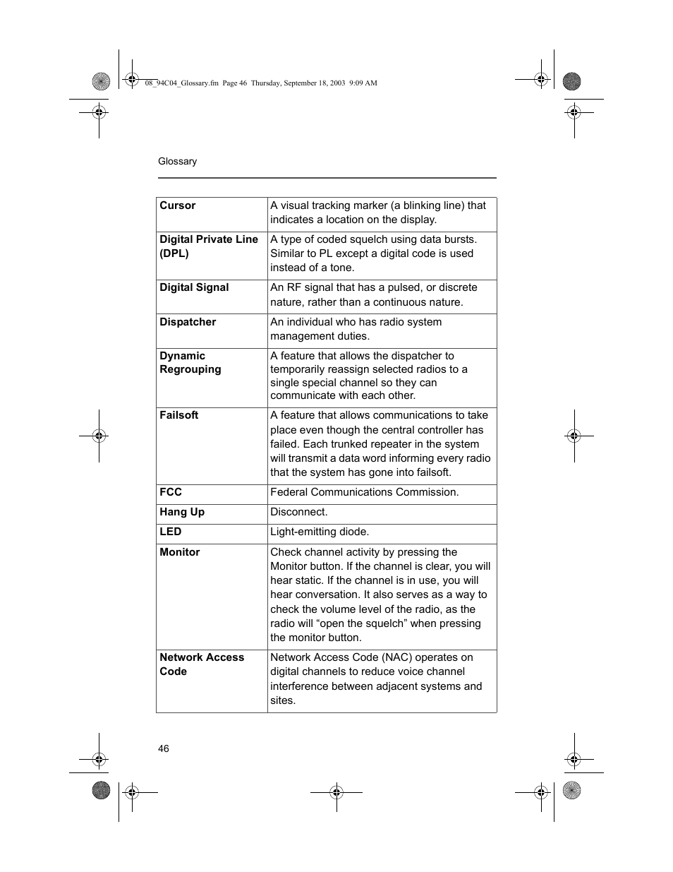 Motorola XTSTM 1500 User Manual | Page 56 / 66