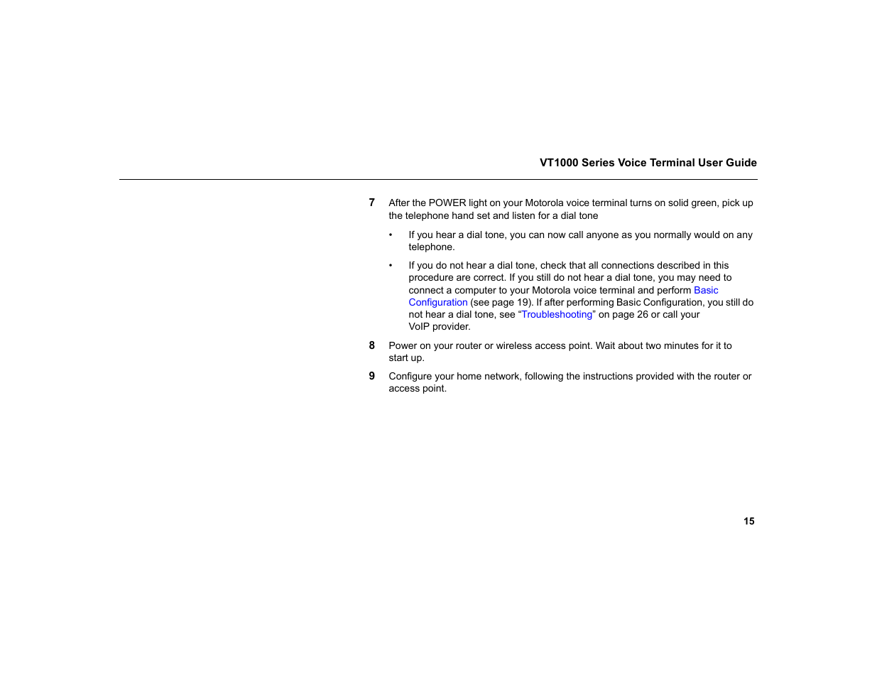 Motorola VT1000 User Manual | Page 21 / 42