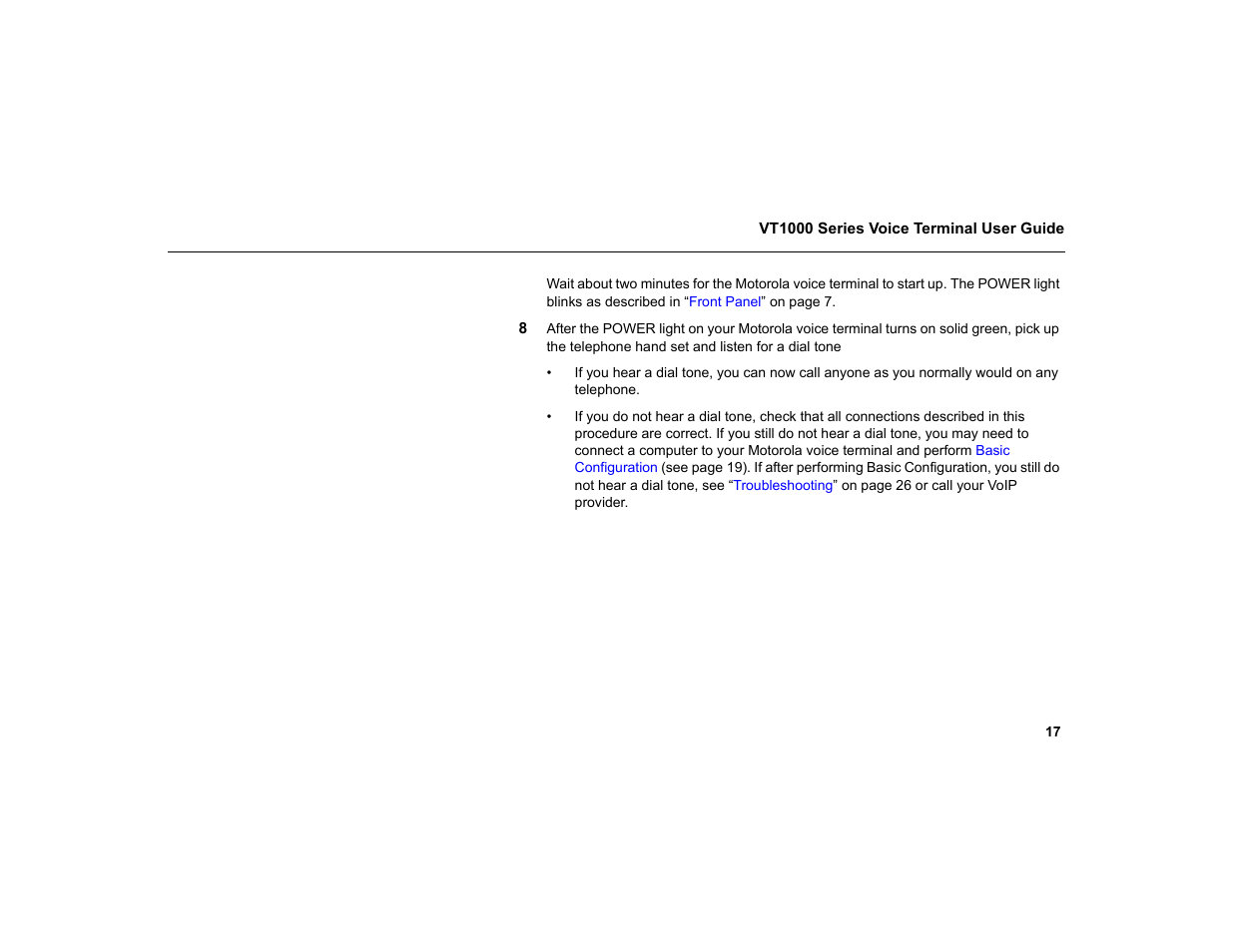 Motorola VT1000 User Manual | Page 23 / 42