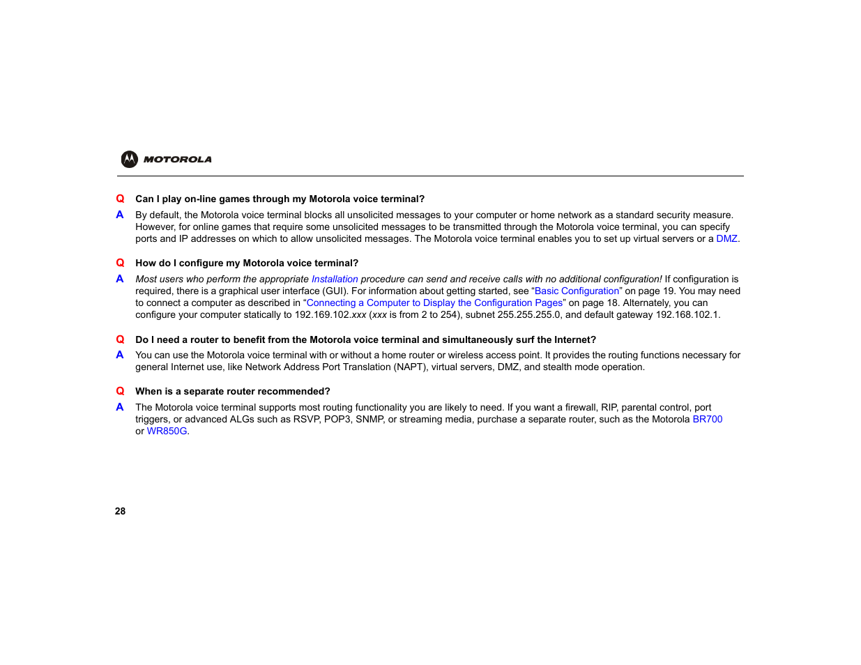 Motorola VT1000 User Manual | Page 34 / 42