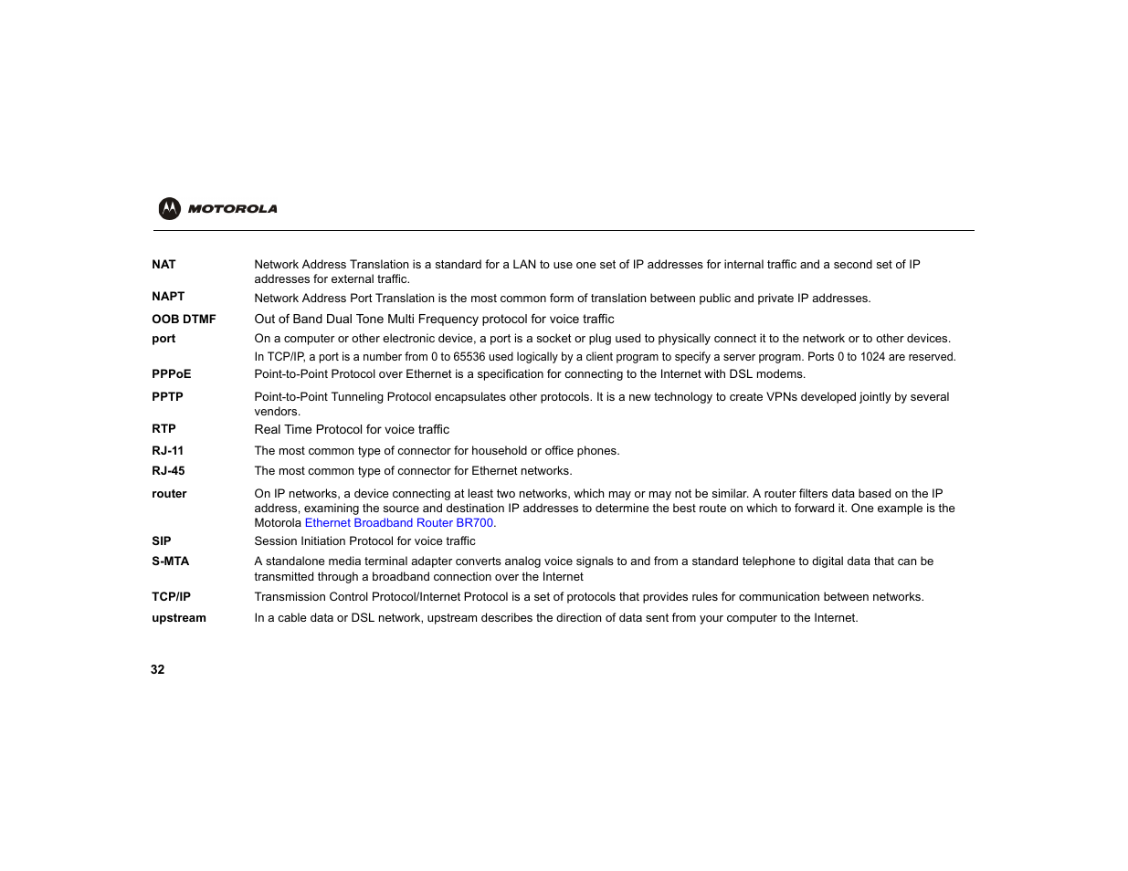 Motorola VT1000 User Manual | Page 38 / 42