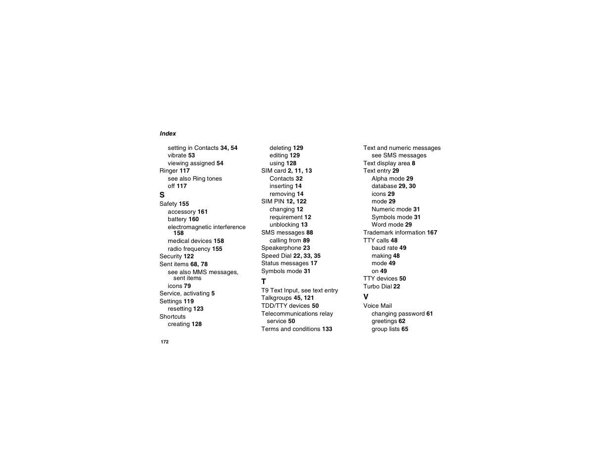 Motorola i265 User Manual | Page 182 / 183