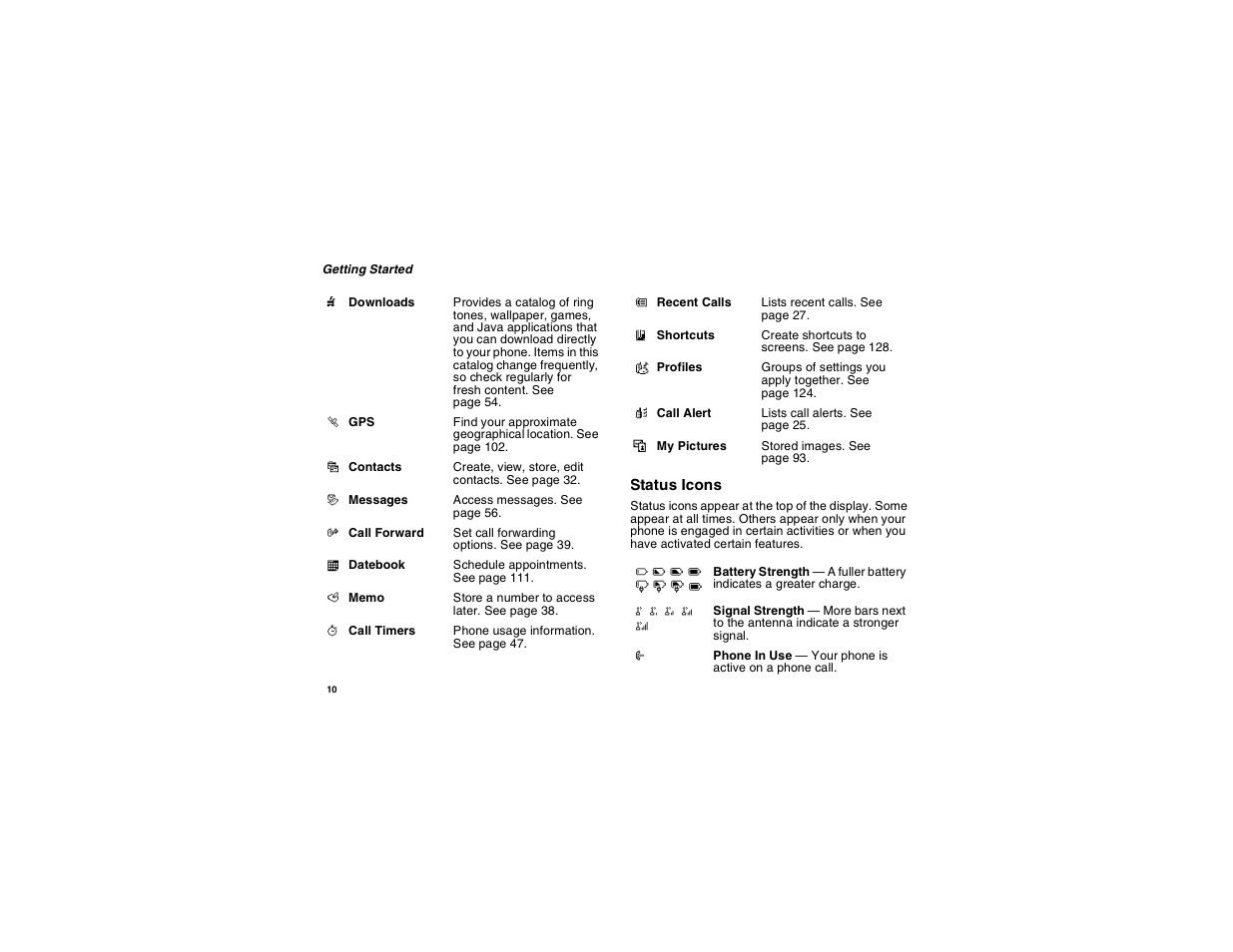 Motorola i265 User Manual | Page 20 / 183