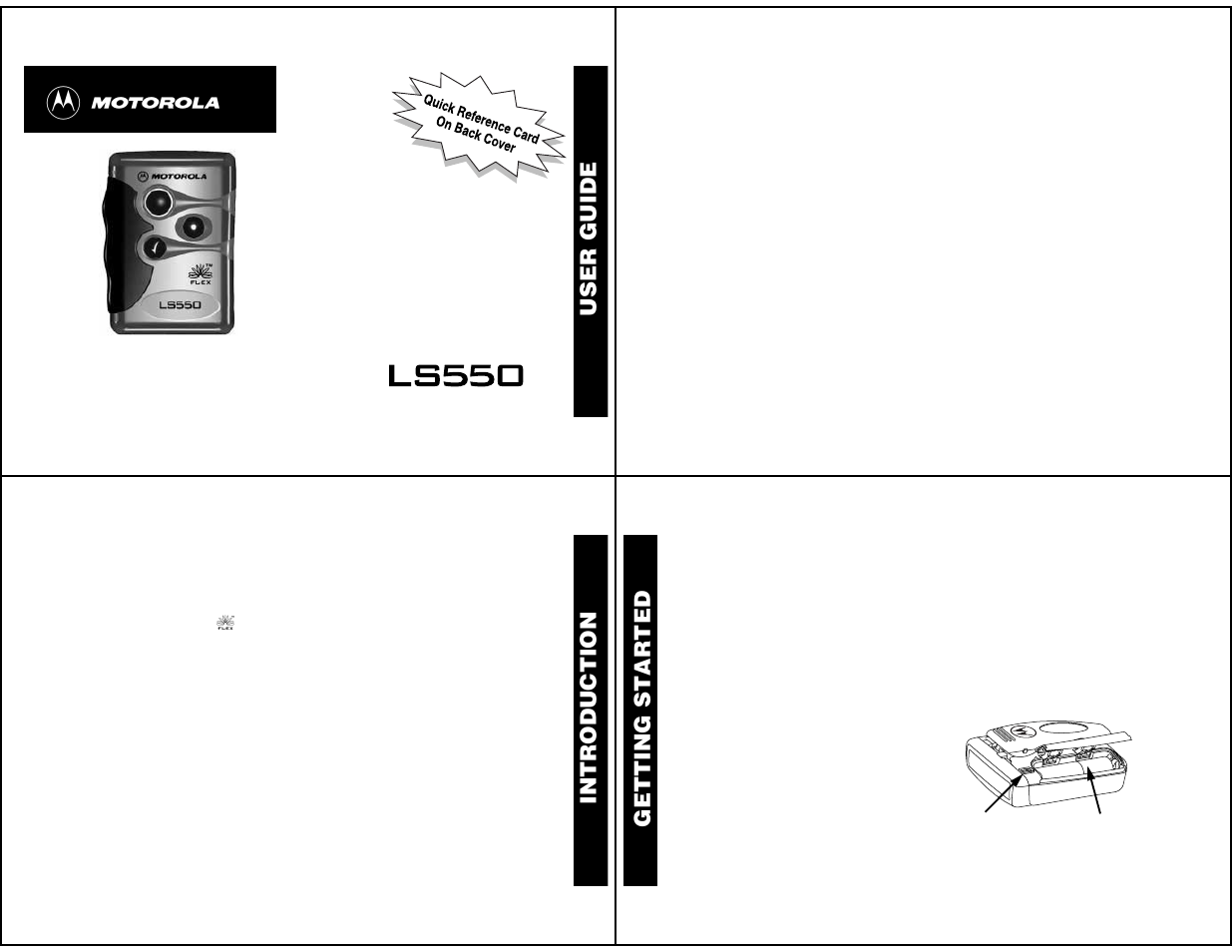 Motorola LS550 User Manual | 12 pages