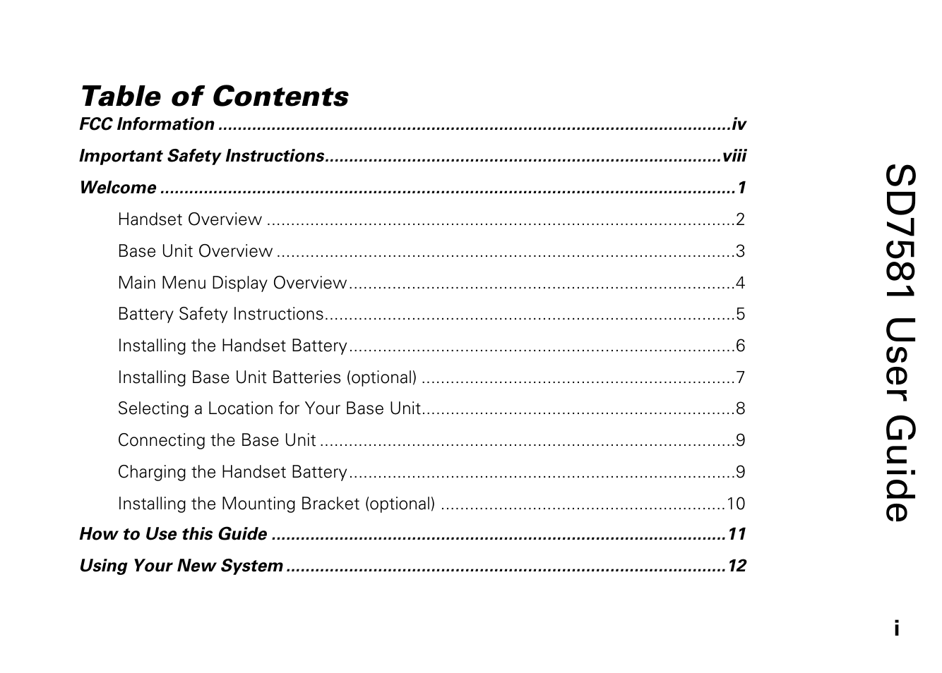 Motorola SD7581 User Manual | Page 4 / 58