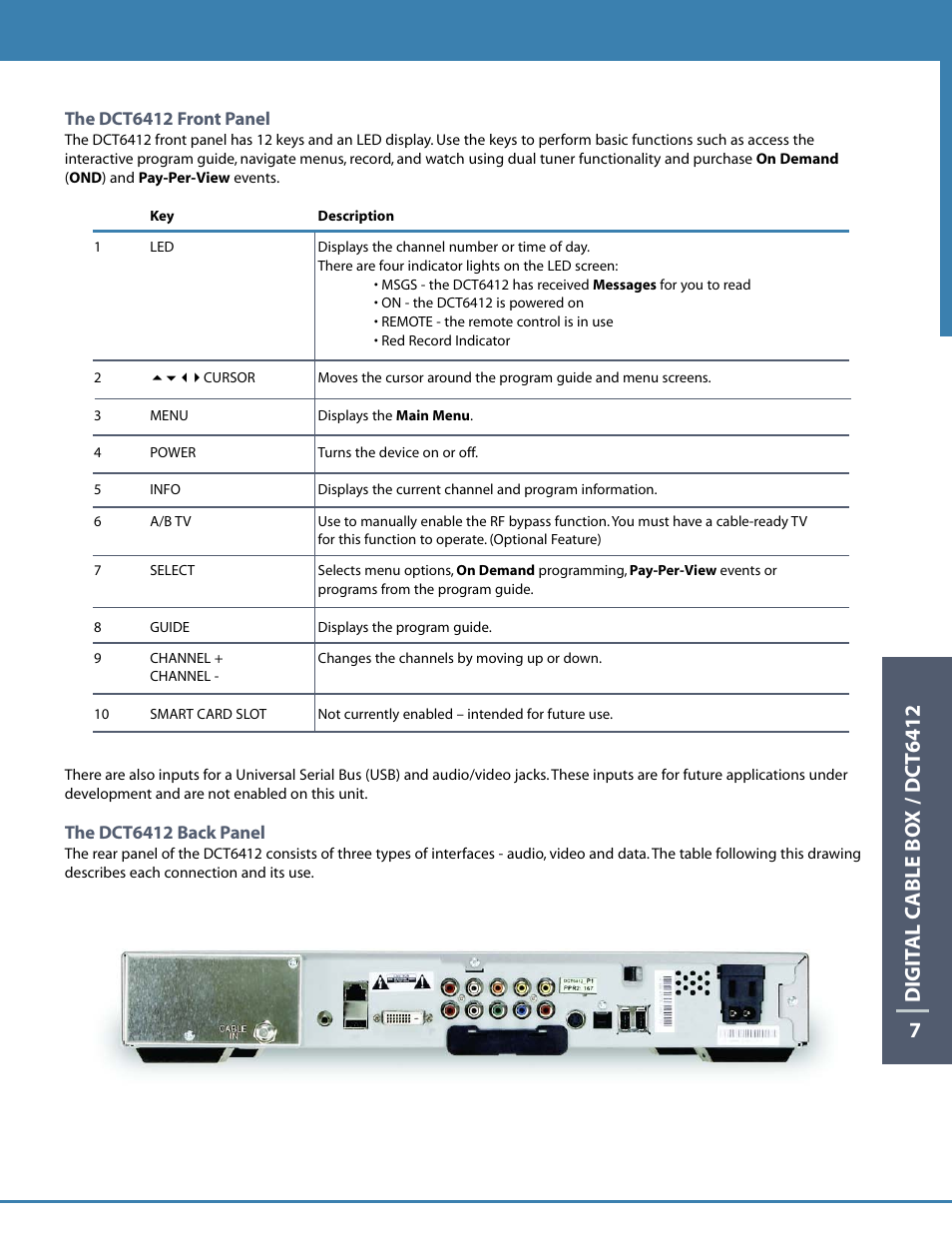 Motorola DCT6412 User Manual | Page 9 / 50