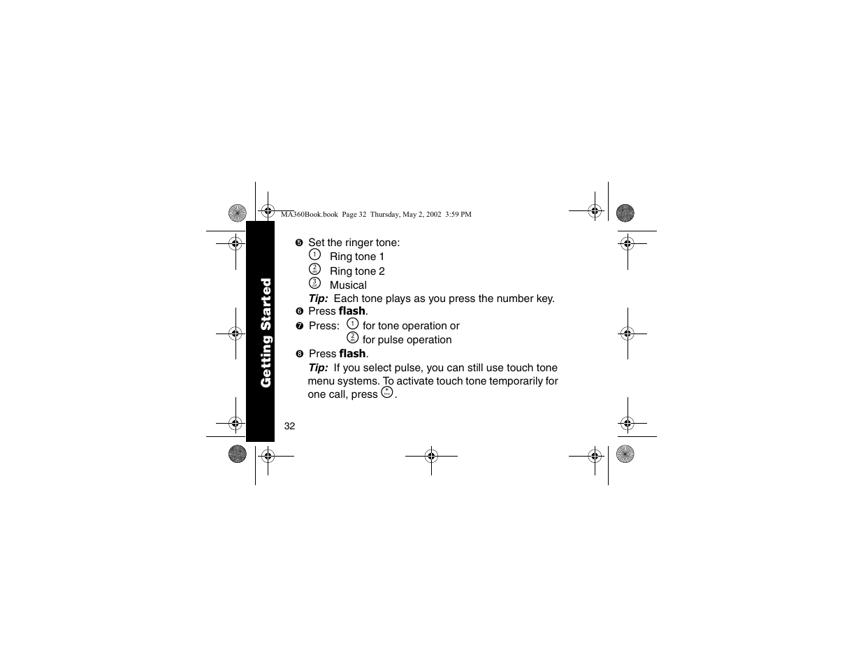 Motorola MA360 User Manual | Page 36 / 68