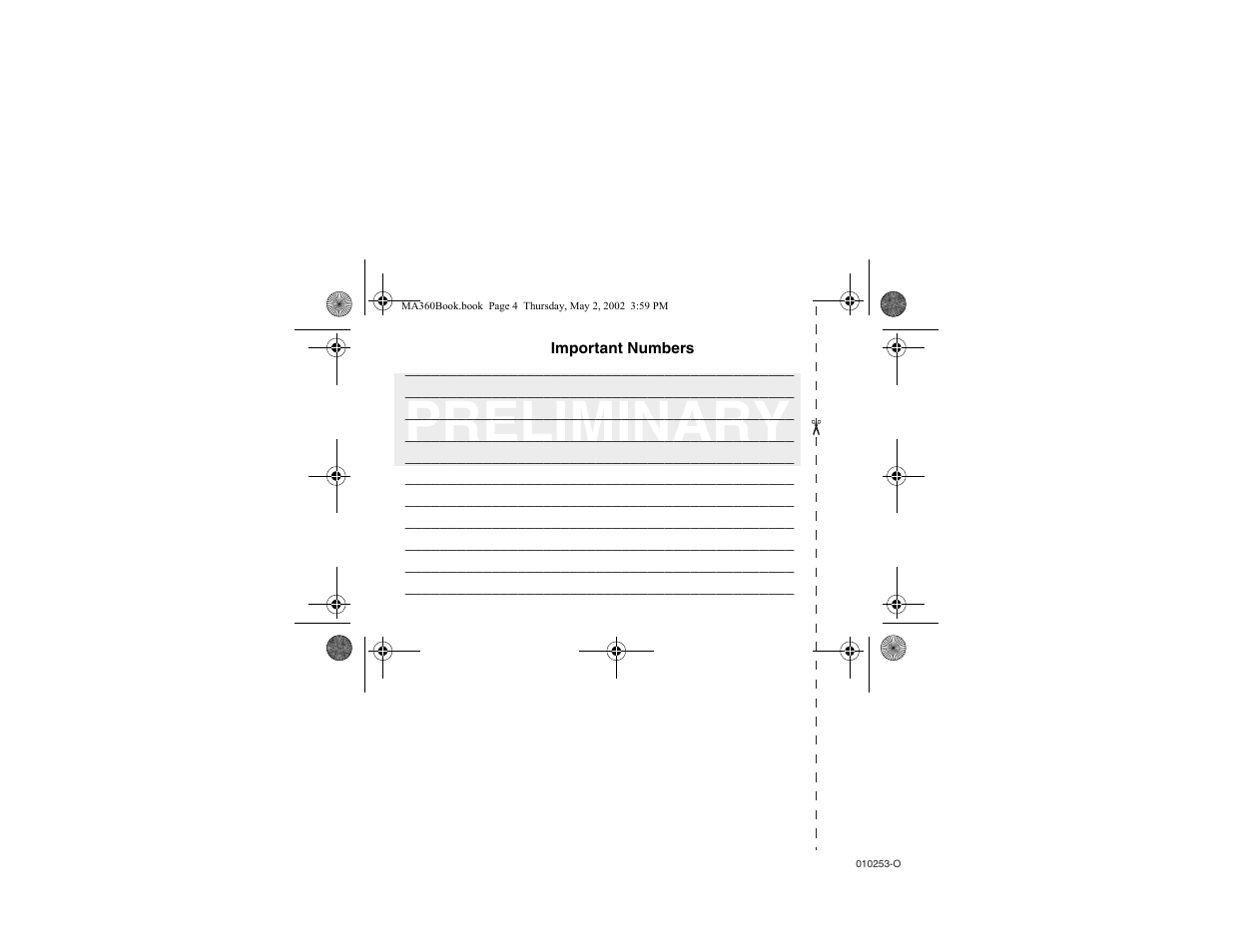 Preliminary | Motorola MA360 User Manual | Page 4 / 68