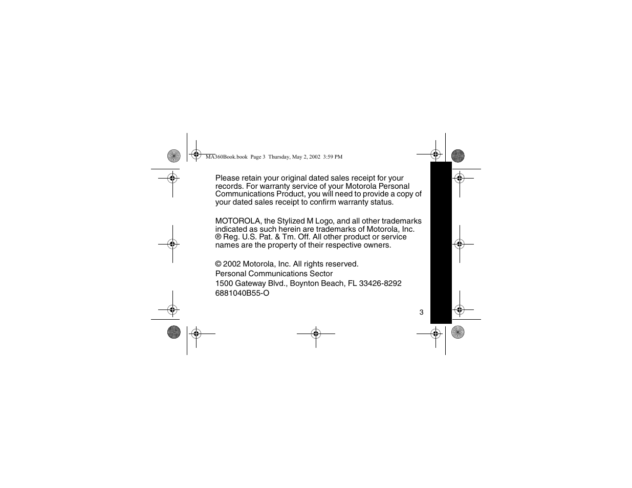 Motorola MA360 User Manual | Page 7 / 68