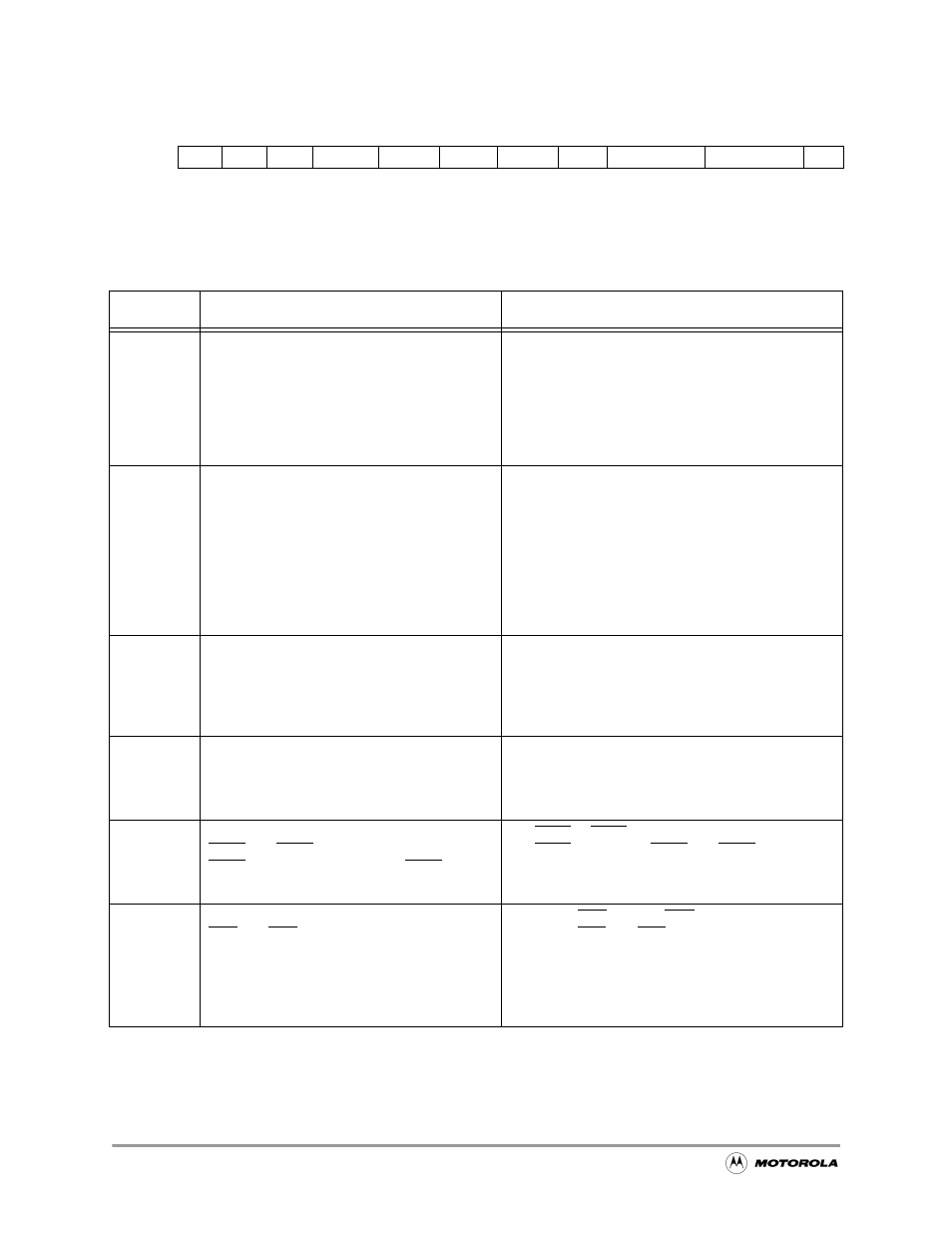 Table 6-10, Chip-select register d description -14, Csd chip-select register d 0x(ff)fff116 | Motorola MC68VZ328 User Manual | Page 102 / 376