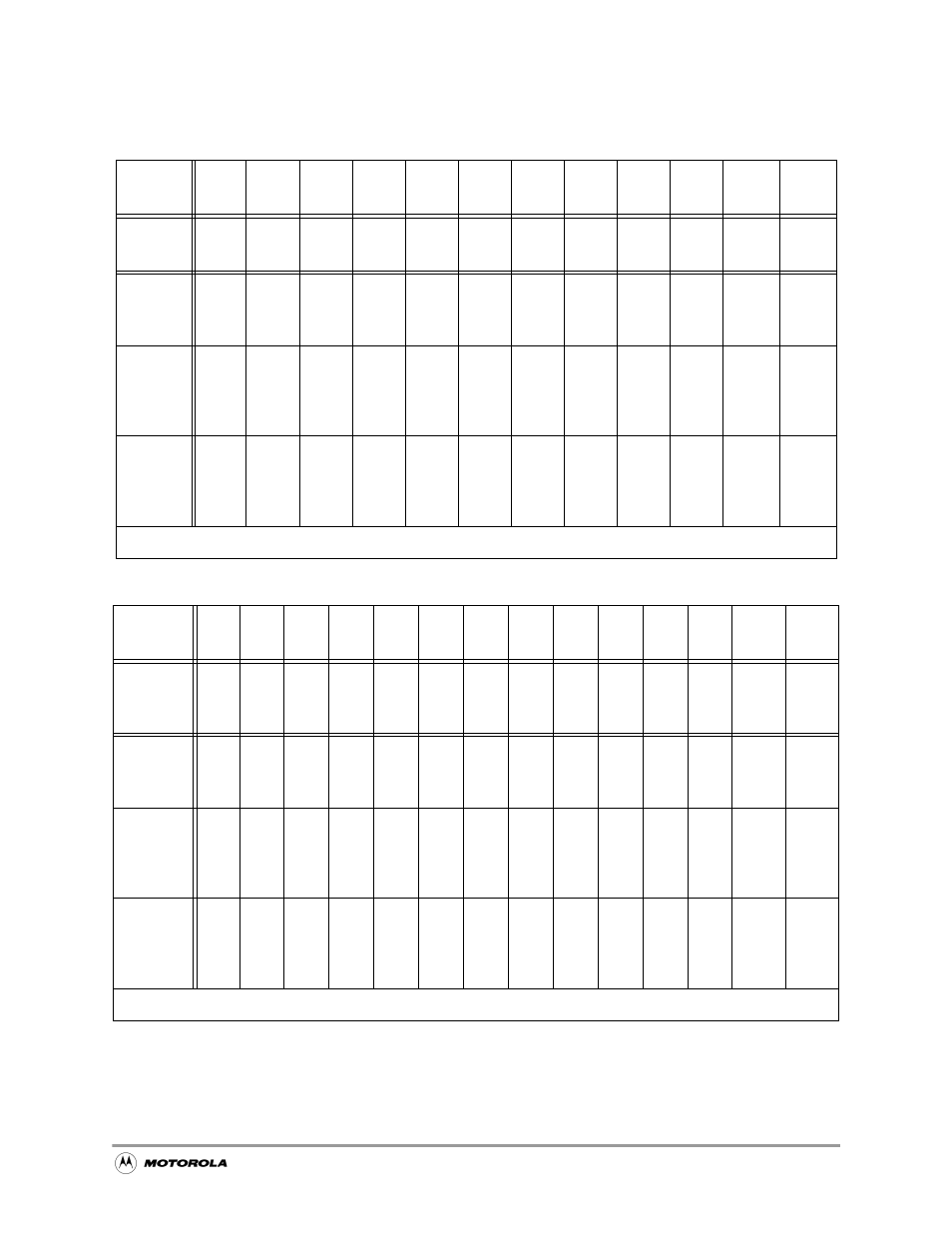 Table 7-2, Table 7-3 | Motorola MC68VZ328 User Manual | Page 115 / 376