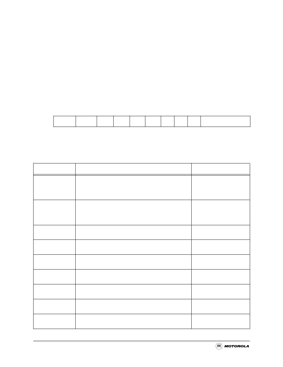 3 programming model, 1 dram memory configuration register, Programming model -12 | Dram memory configuration register -12, Table 7-6, Dram memory configuration register description -12, Table 10-7, Port b direction register description -9 | Motorola MC68VZ328 User Manual | Page 122 / 376