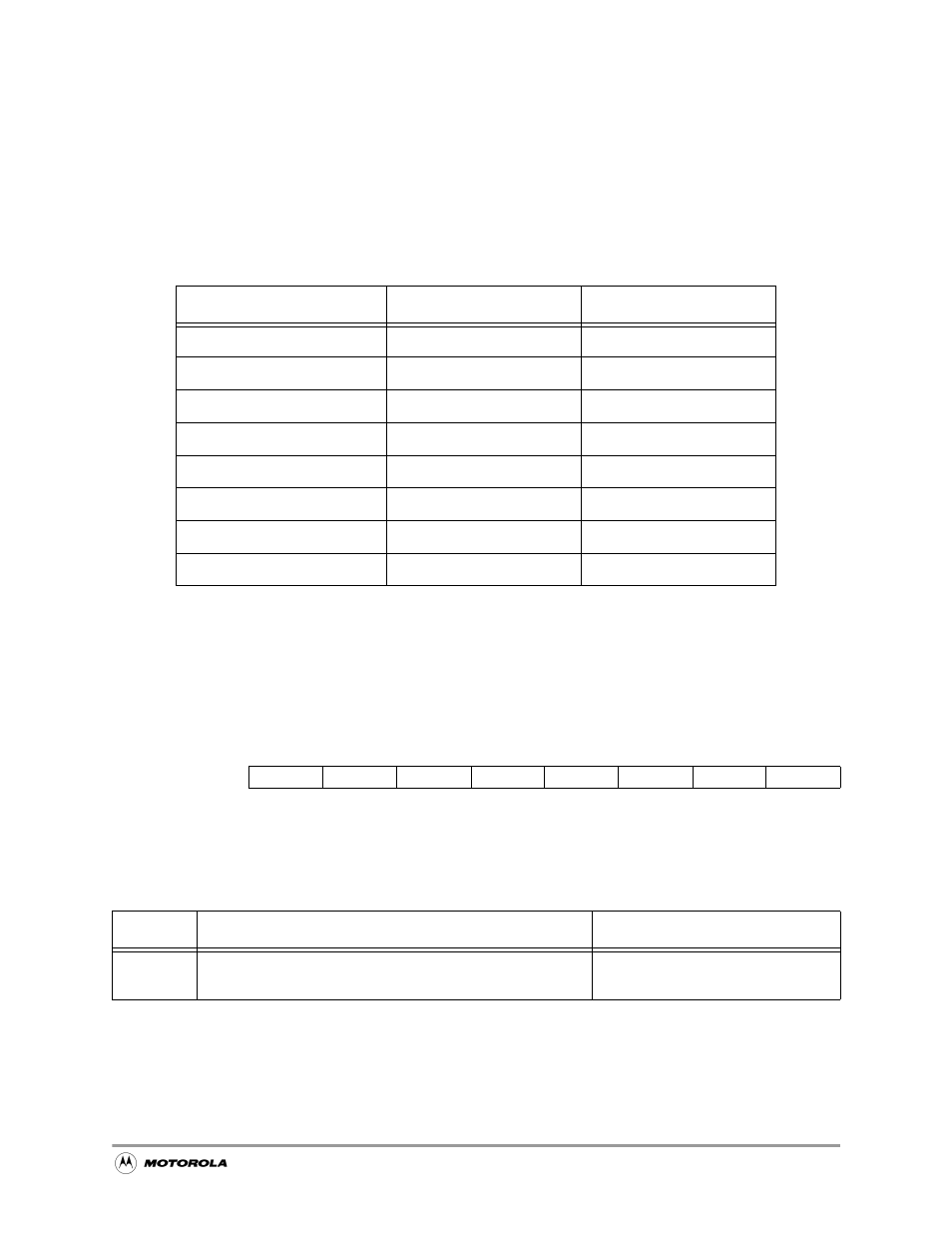 3 port c dedicated i/o functions, 4 port c pull-down enable register, Port c dedicated i/o functions -13 | Port c pull-down enable register -13, Table 10-14, Port c dedicated function assignments -13, Table 10-15, Port c pull-down enable register description -13 | Motorola MC68VZ328 User Manual | Page 183 / 376
