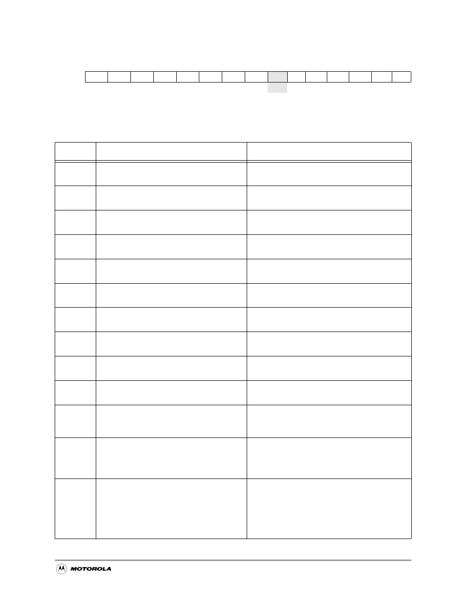 Table 11-8, Rtc interrupt status register description -11, Rtcisr rtc interrupt status register 0x(ff)fffb0e | Motorola MC68VZ328 User Manual | Page 221 / 376