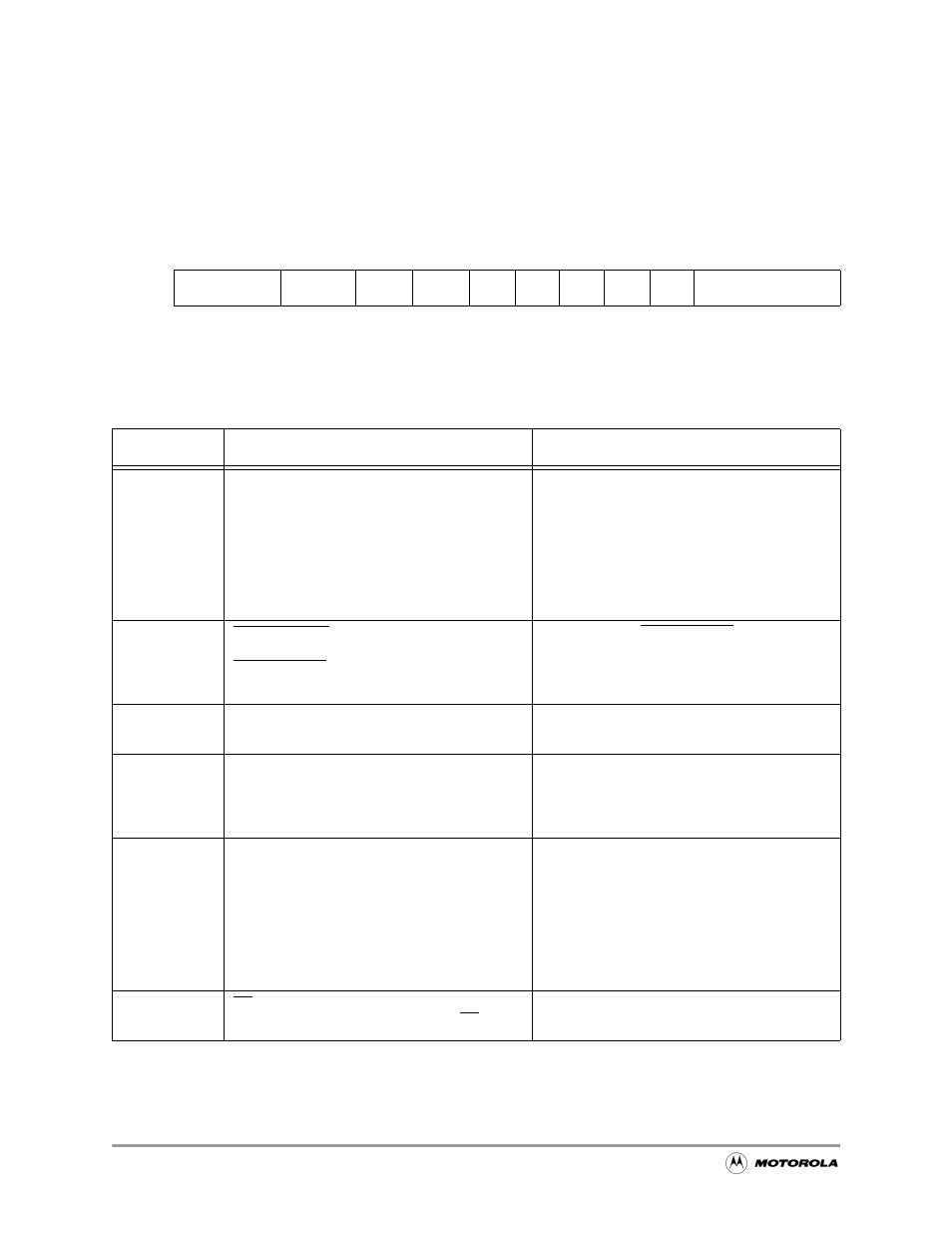 3 spi 1 control/status register, Spi 1 control/status register -6, Table 13-3 | Spi 1 control/status register description -6 | Motorola MC68VZ328 User Manual | Page 242 / 376