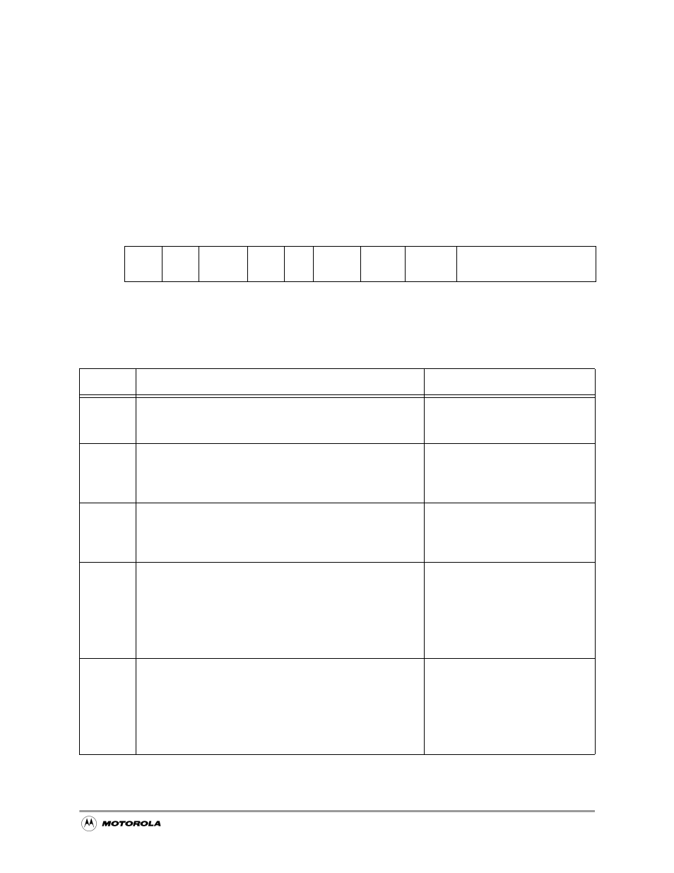 3 uart 1 receiver register, Uart 1 receiver register -13, Table 14-6 | Uart 1 receiver register description -13 | Motorola MC68VZ328 User Manual | Page 265 / 376