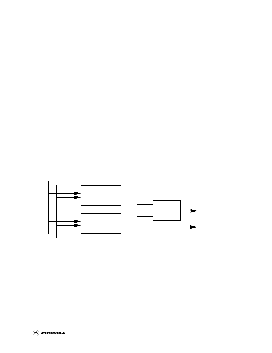 Chapter15 pulse-width modulator 1 and 2, 1 introduction to pwm operation, Chapter 15 | Introduction to pwm operation -1, Figure 15-1, Pwm 1 and pwm 2 system configuration diagram -1, E chapter 15, “pulse-width modulator 1 and 2,” f, Chapter 15, “pulse-width modulator 1 and 2,” f, Chapter 15 pulse-width modulator 1 and 2 | Motorola MC68VZ328 User Manual | Page 283 / 376