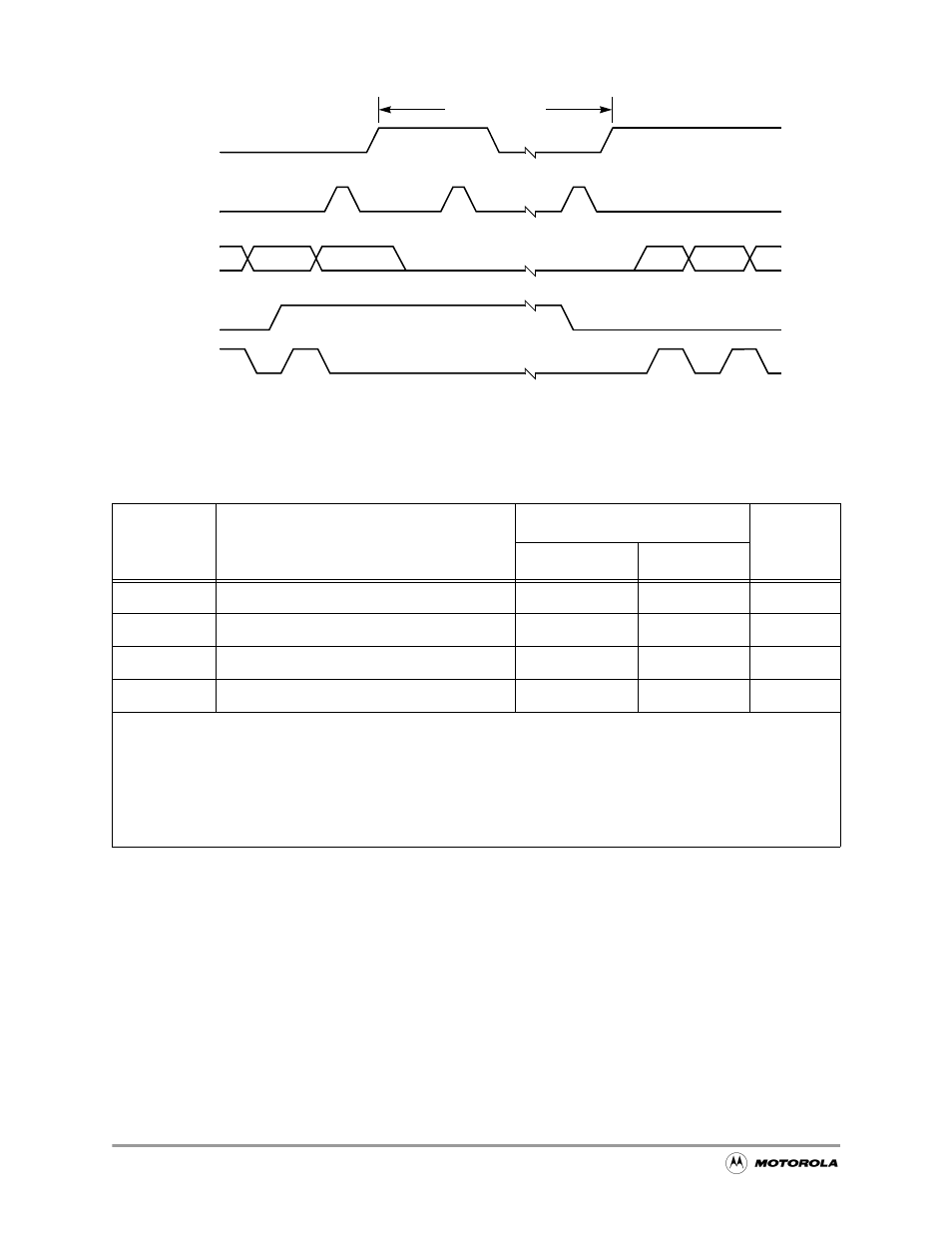 Table 19-15, Lcd controller timing parameters -18 | Motorola MC68VZ328 User Manual | Page 334 / 376