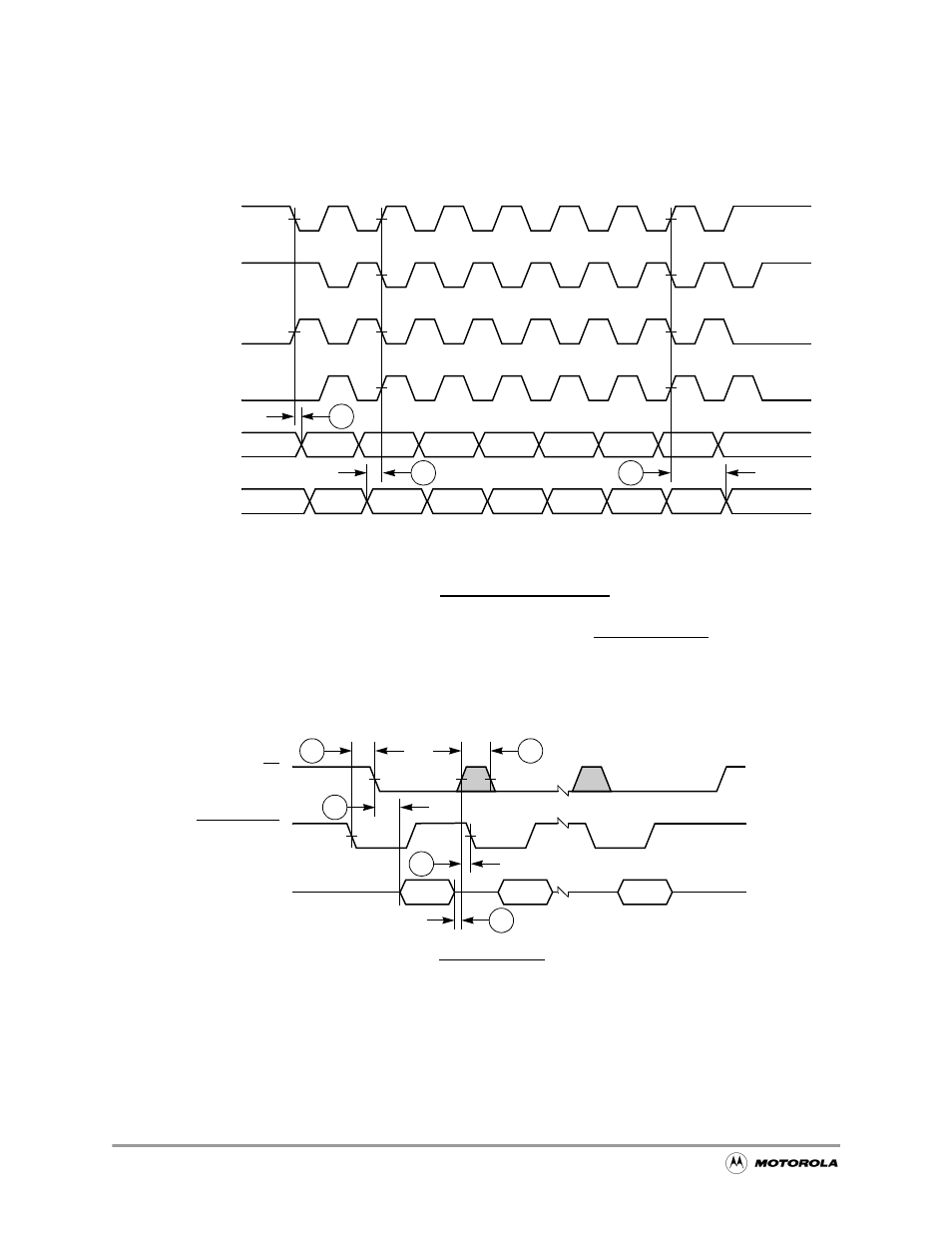 26 spi 1 and spi 2 generic timing, 27 spi 1 master using data_ready edge trigger, Spi 1 and spi 2 generic timing -32 | Spi 1 master using data_ready edge trigger -32, Figure 19-28 spi 1 master using | Motorola MC68VZ328 User Manual | Page 348 / 376