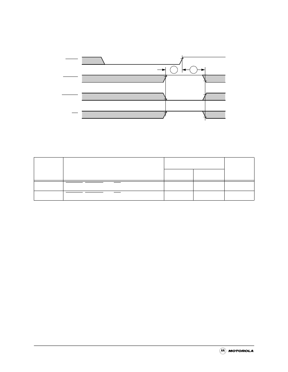 34 bootstrap mode timing, Bootstrap mode timing -36, Figure 19-35 bootstrap mode timing diagram -36 | Table 19-18, Gh figure 19-35 | Motorola MC68VZ328 User Manual | Page 352 / 376