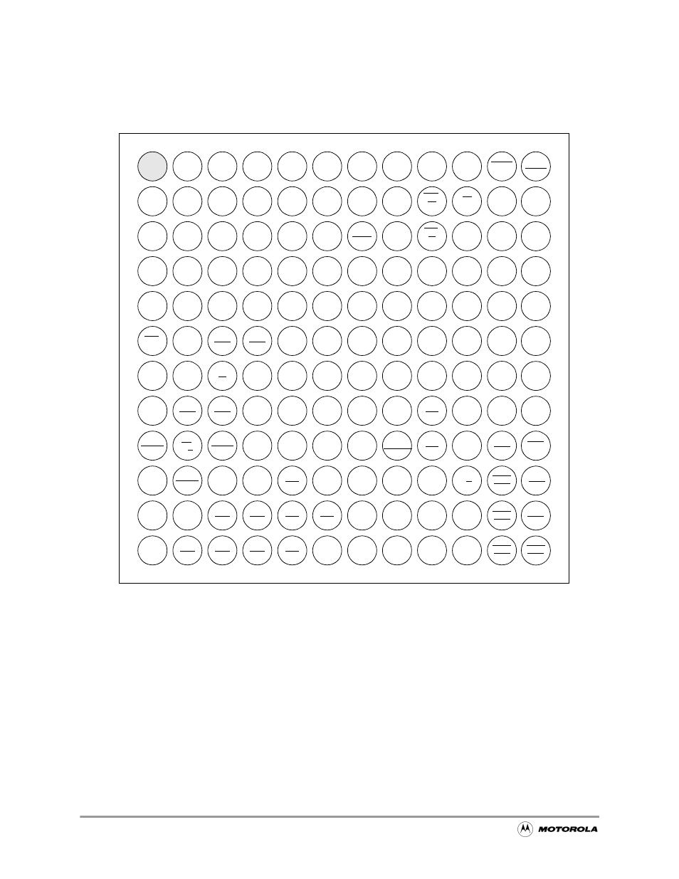 4 mapbga pin assignments, Mapbga pin assignments -4, Figure 20-3 | Mc68vz328 mapbga pin assignments—top view -4 | Motorola MC68VZ328 User Manual | Page 356 / 376