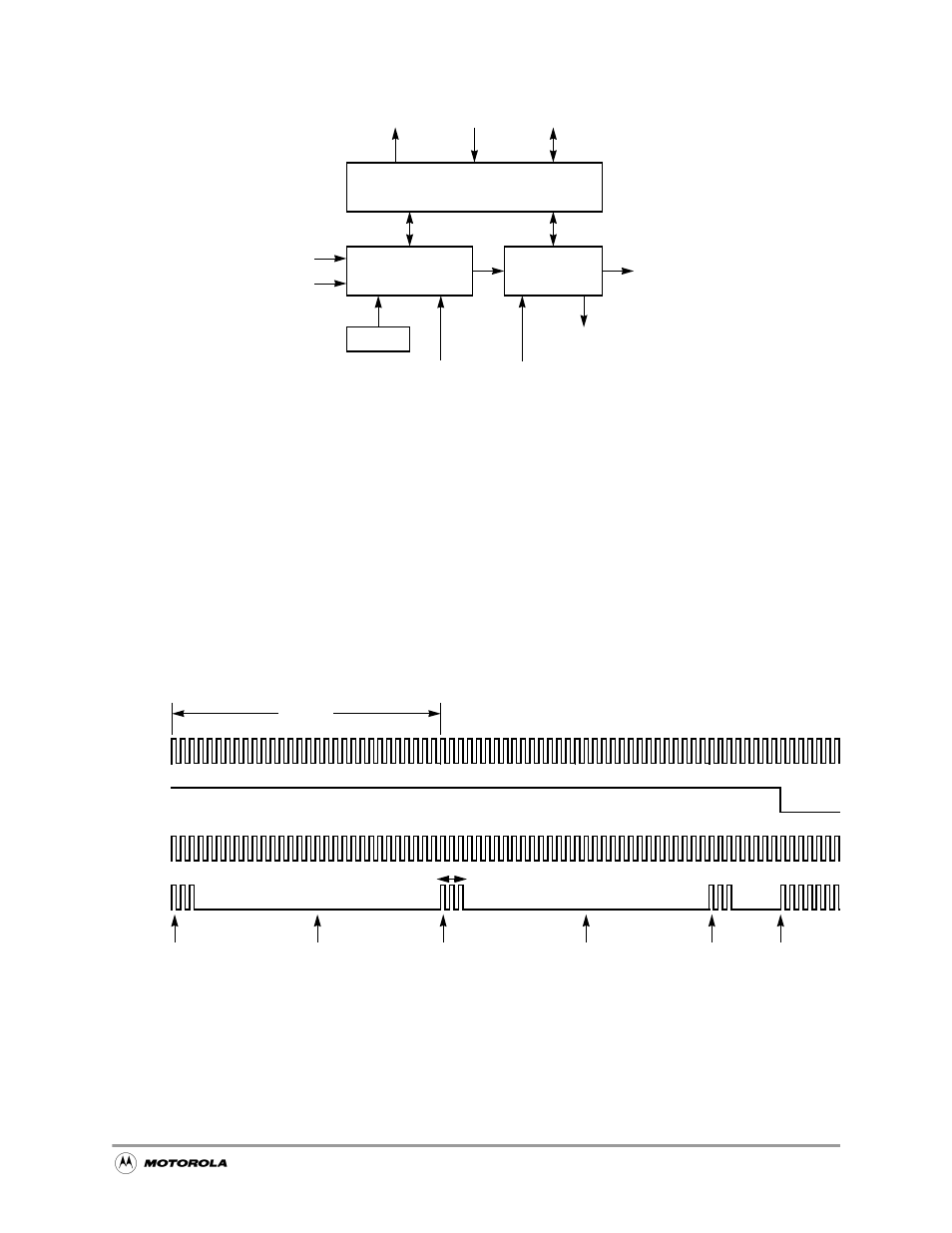 Figure 4-4, Power control module block diagram -13, Figure 4-5 | Power control operation in burst mode -13 | Motorola MC68VZ328 User Manual | Page 81 / 376