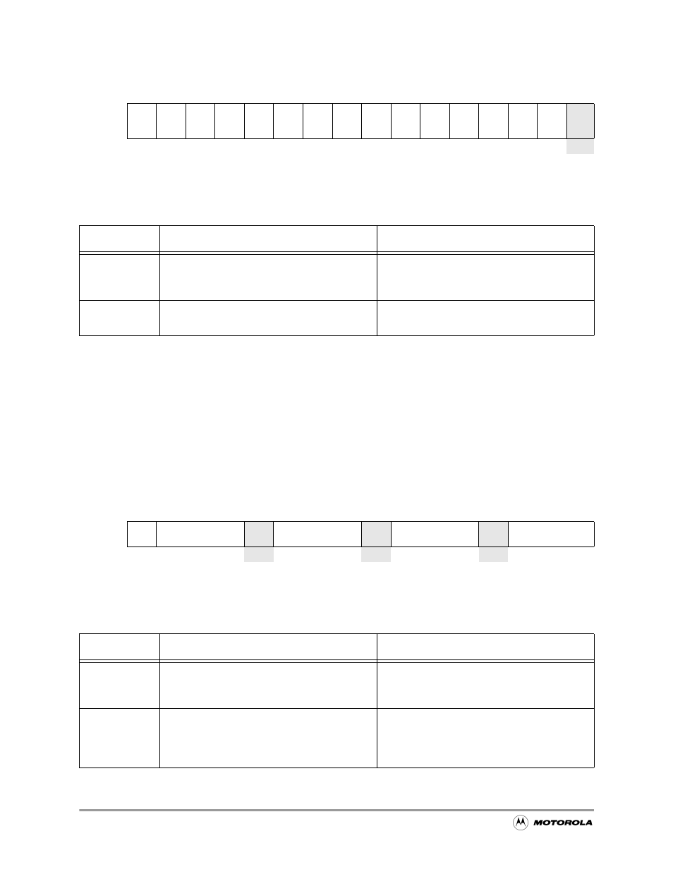 2 chip-select upper group base address register, Chip-select upper group base address register -6, Table 6-5 | Table 6-6 | Motorola MC68VZ328 User Manual | Page 94 / 376