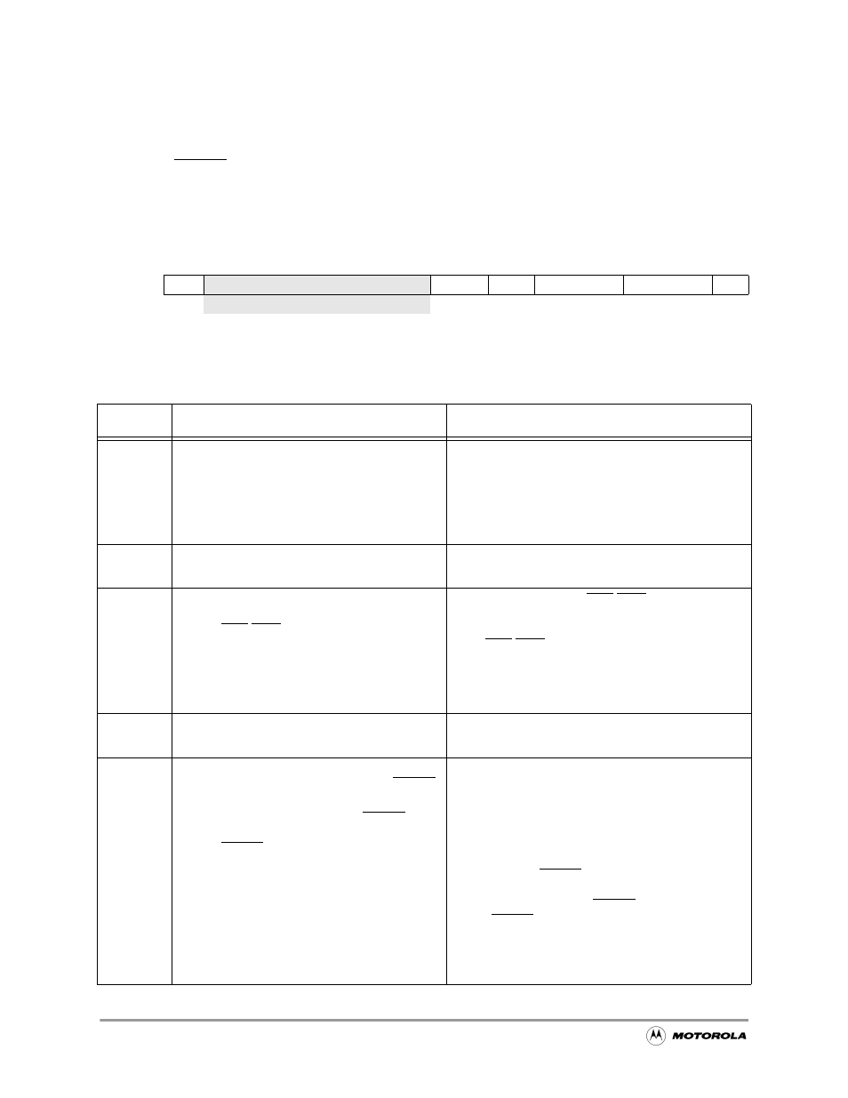 3 chip-select registers, Table 6-7, Chip-select register a description -8 | Csa chip-select register a 0x(ff)fff110 | Motorola MC68VZ328 User Manual | Page 96 / 376
