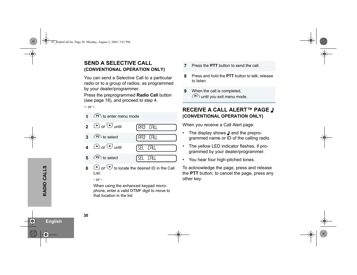 Motorola PM400 User Manual | Page 32 / 76