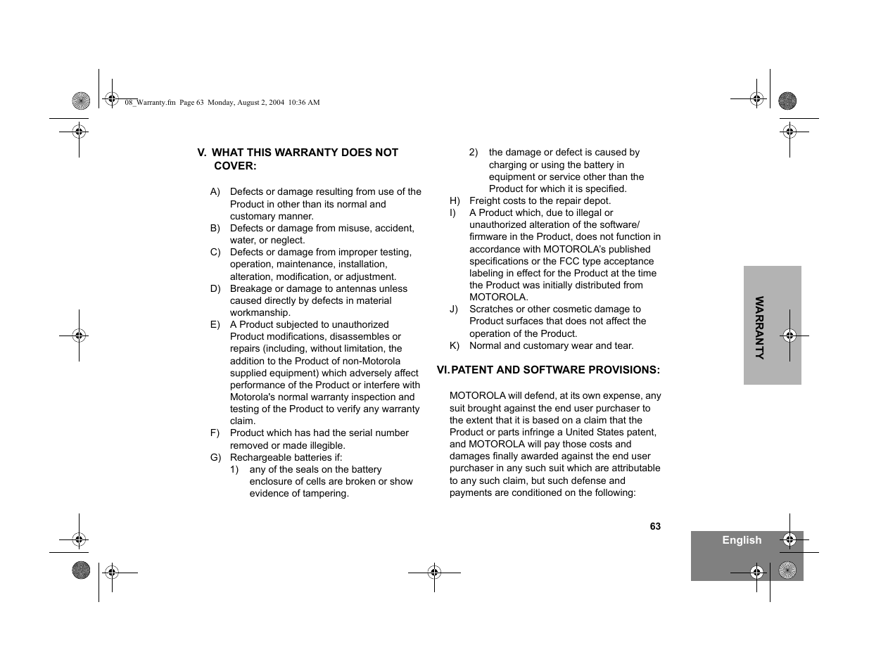 Motorola PM400 User Manual | Page 65 / 76