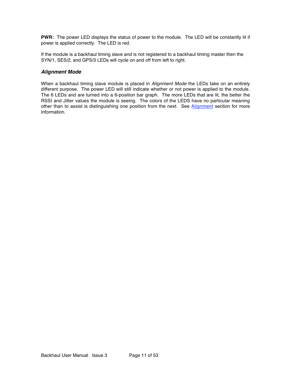 Motorola Canopy Backhaul Module User Manual | Page 11 / 53