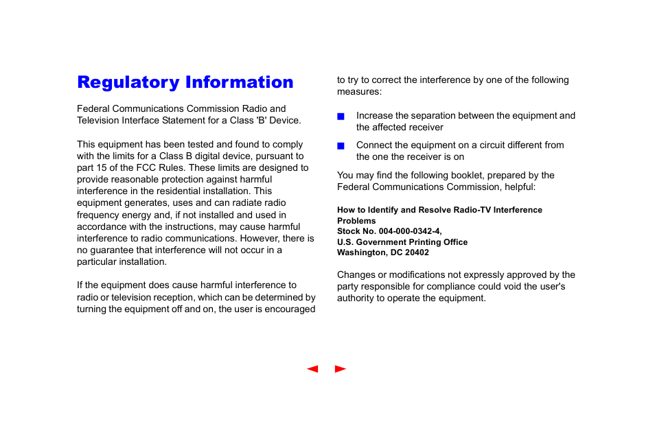 Regulatory information | Motorola SB4101 User Manual | Page 2 / 65