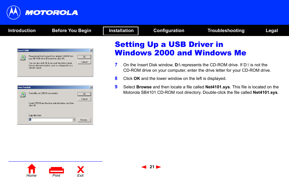 Motorola SB4101 User Manual | Page 28 / 65