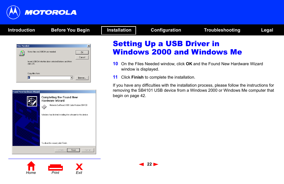 Motorola SB4101 User Manual | Page 29 / 65