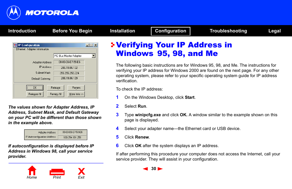 Motorola SB4101 User Manual | Page 37 / 65