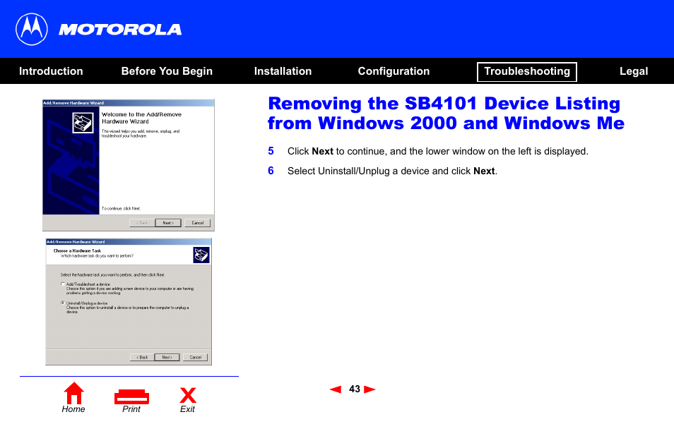 Motorola SB4101 User Manual | Page 50 / 65