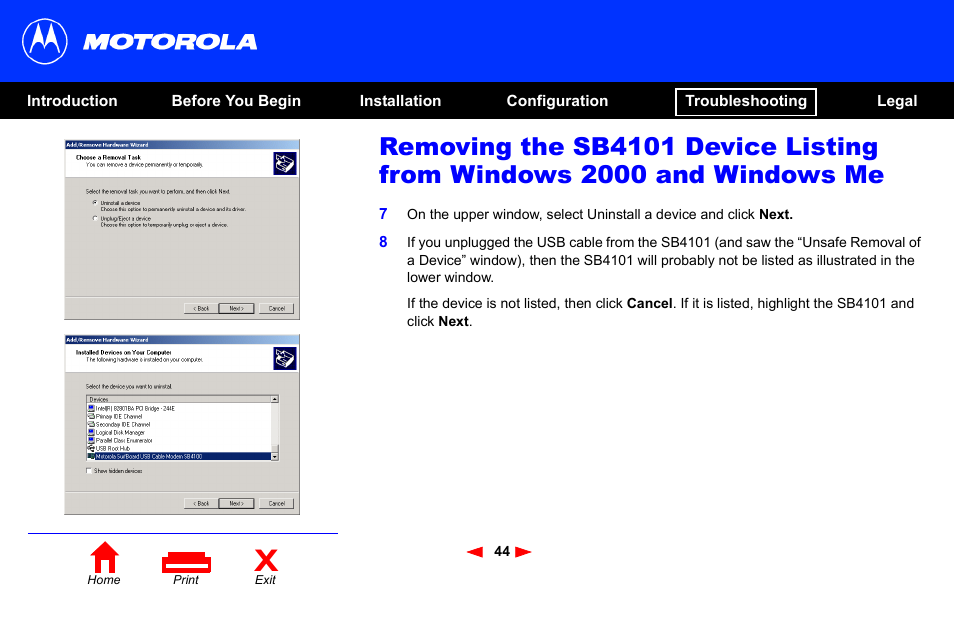 Motorola SB4101 User Manual | Page 51 / 65