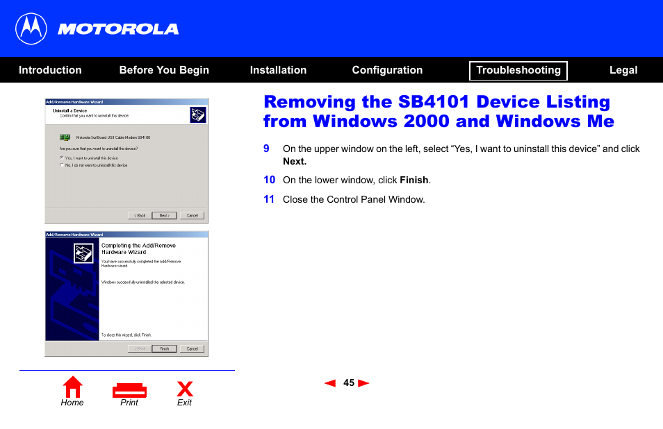 Motorola SB4101 User Manual | Page 52 / 65