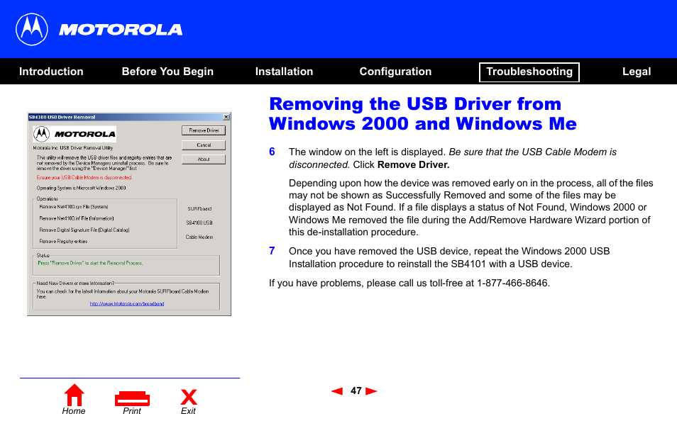 Motorola SB4101 User Manual | Page 54 / 65