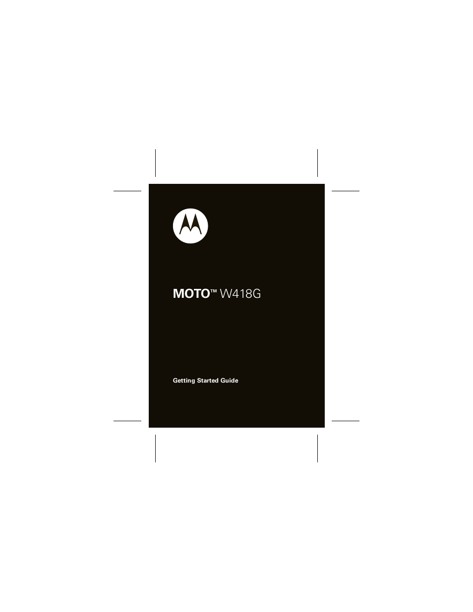 Motorola W418G User Manual | 134 pages