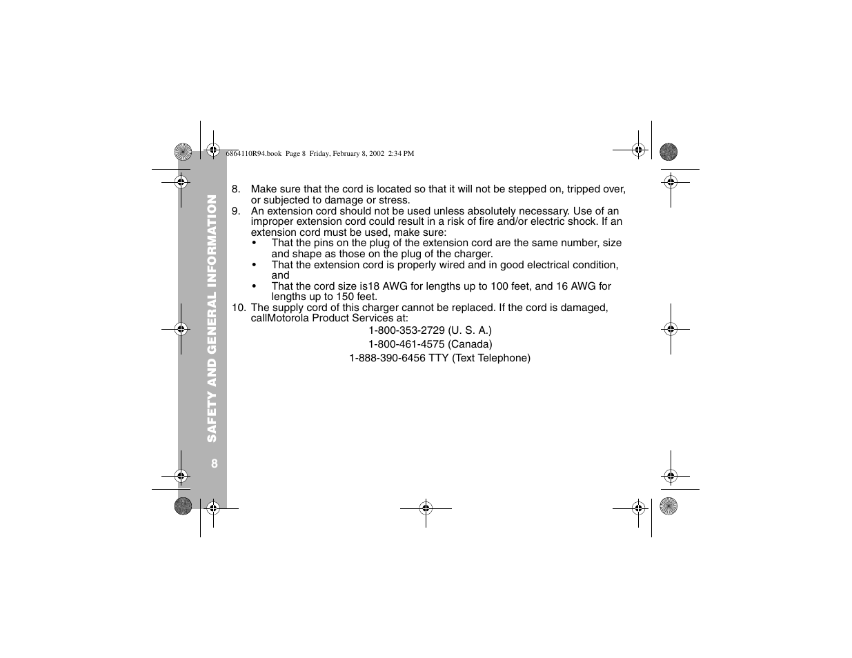 Motorola T7200 User Manual | Page 13 / 66