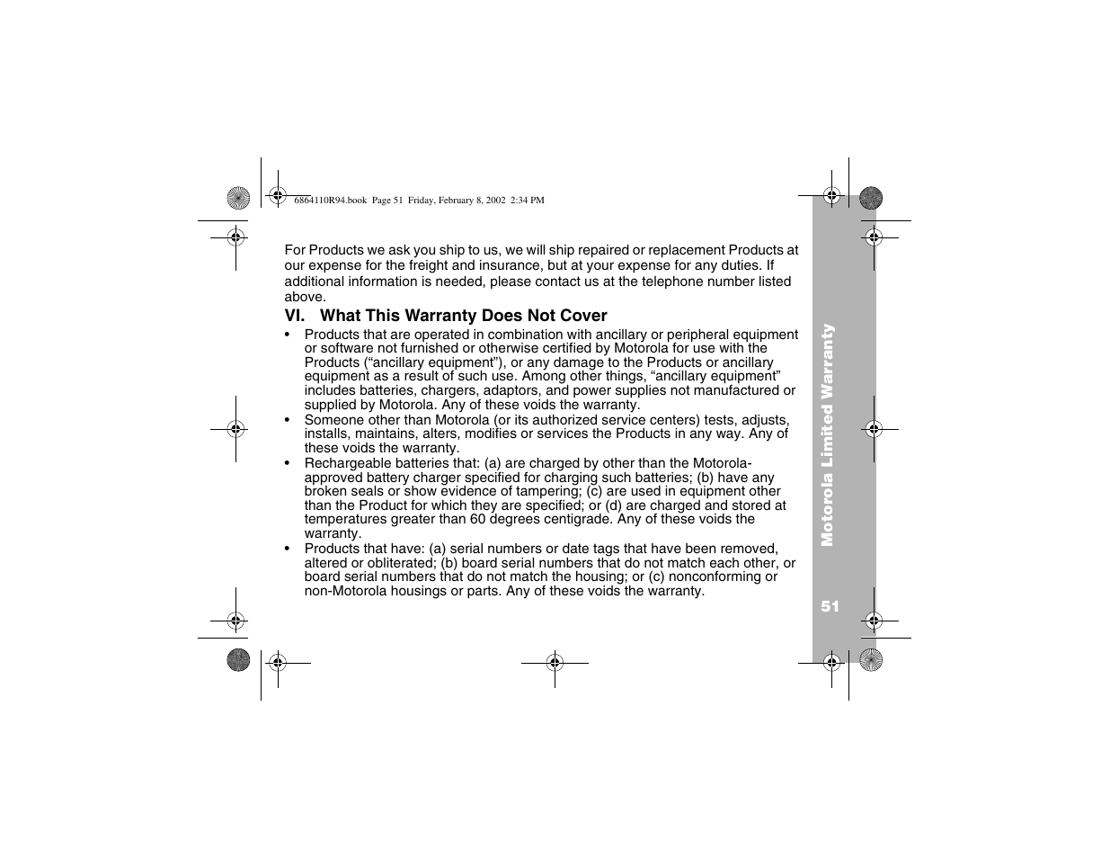 Motorola T7200 User Manual | Page 56 / 66