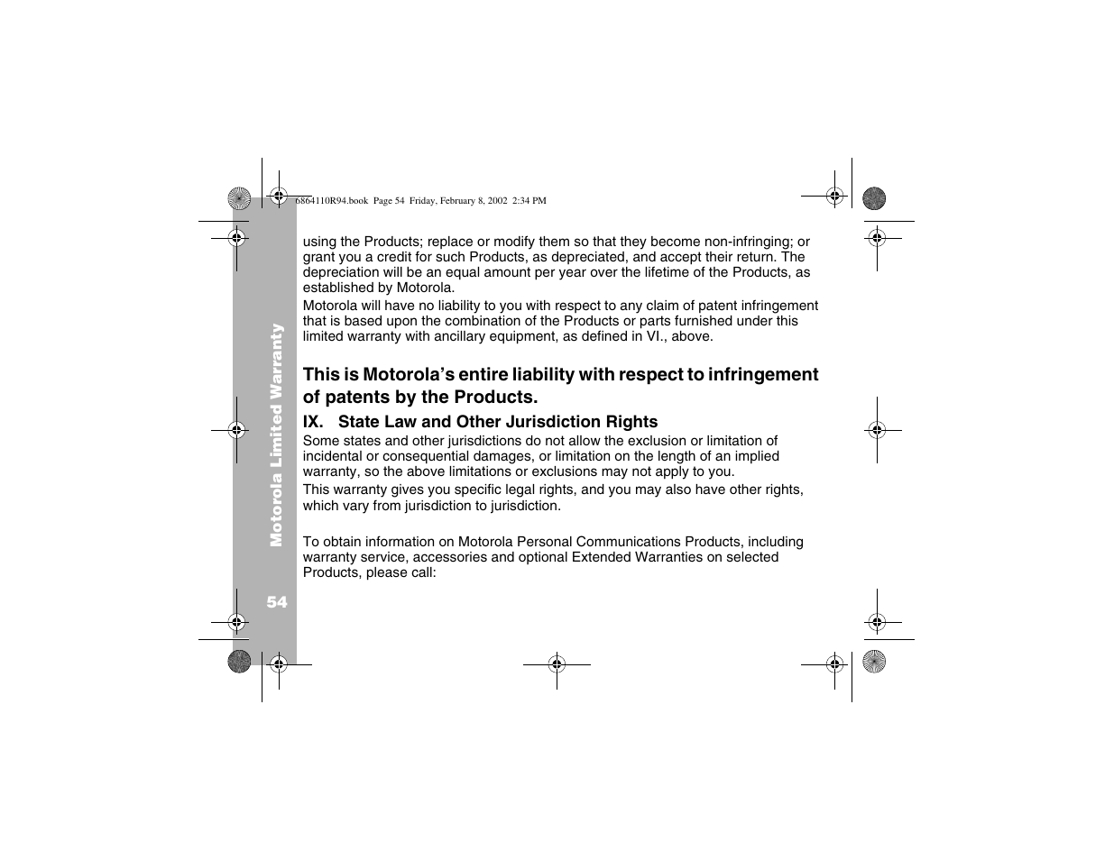 Motorola T7200 User Manual | Page 59 / 66