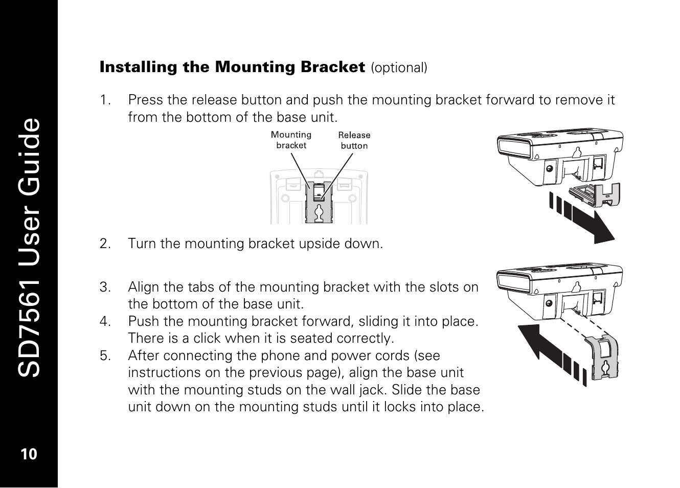 Sd7561 user guide | Motorola SD7561 User Manual | Page 22 / 60