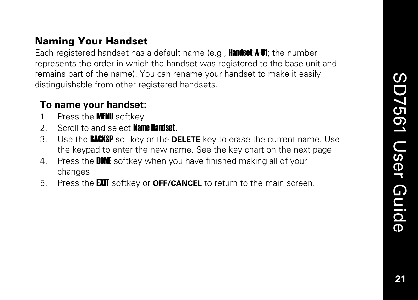Sd7561 user guide | Motorola SD7561 User Manual | Page 33 / 60