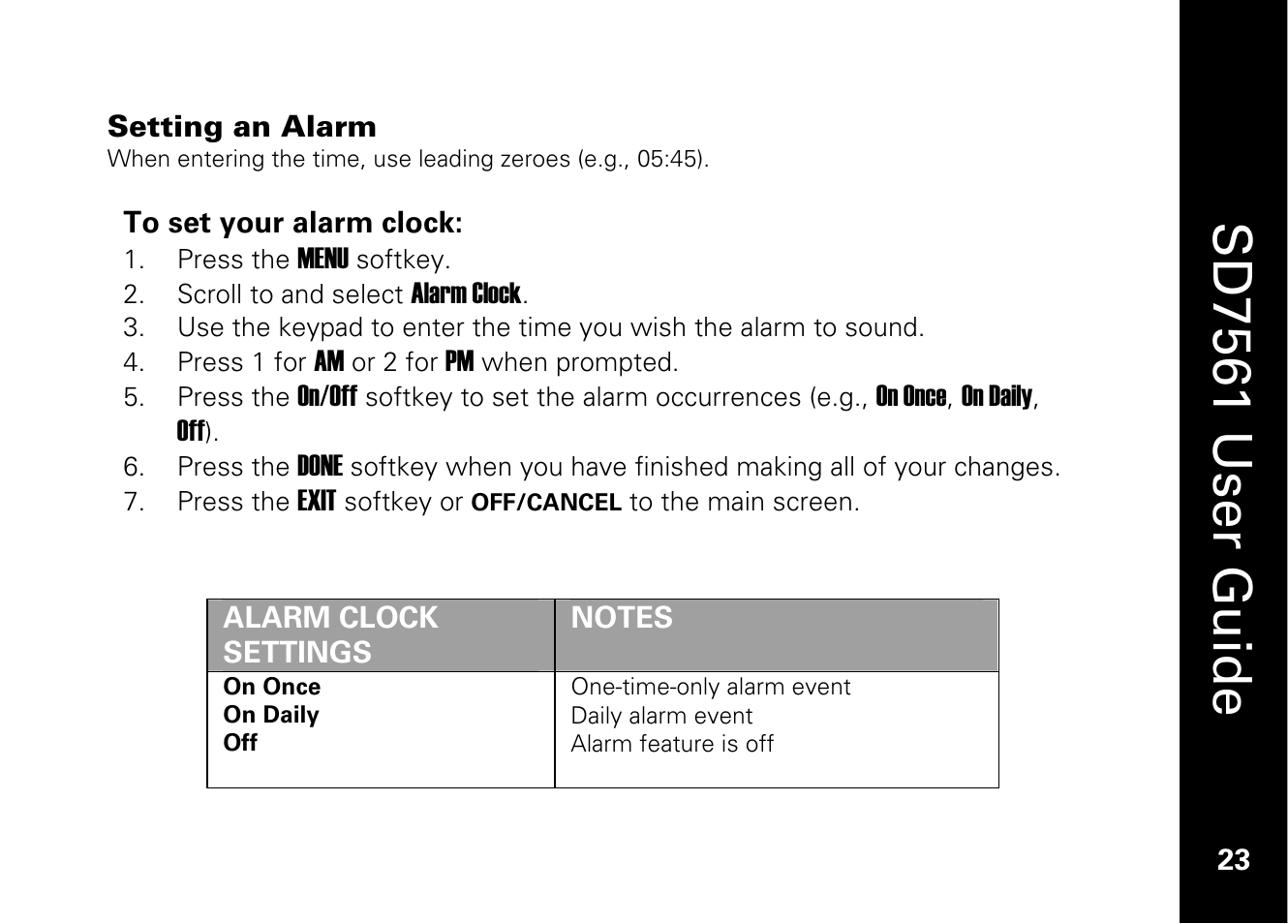 Sd7561 user guide | Motorola SD7561 User Manual | Page 35 / 60