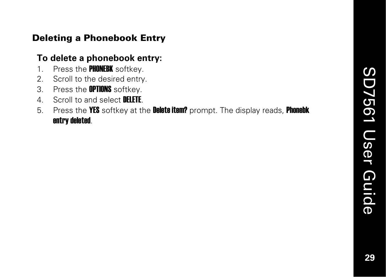 Sd7561 user guide | Motorola SD7561 User Manual | Page 41 / 60