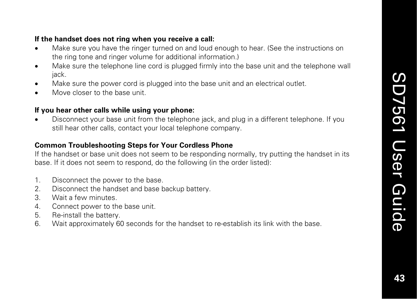 Sd7561 user guide | Motorola SD7561 User Manual | Page 55 / 60